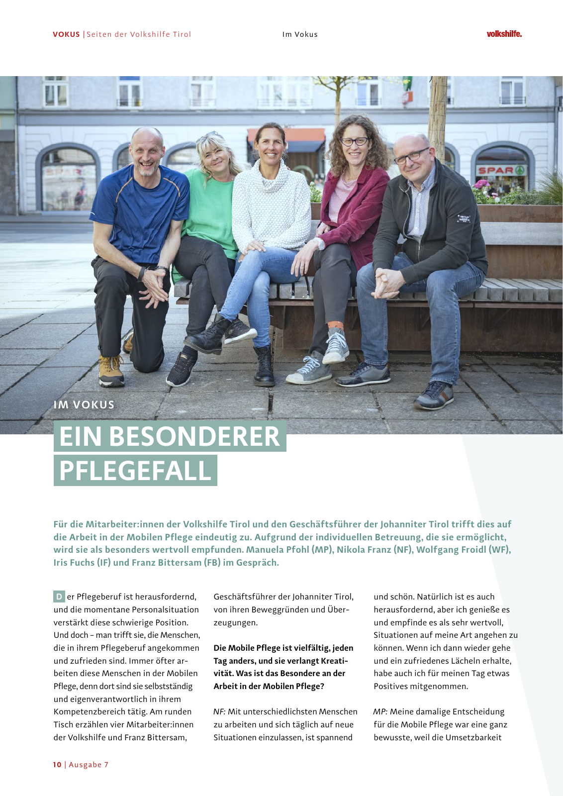 Vorschau Volkshilfe - VOKUS Juni 2023 | Ausgabe 7 Seite 10