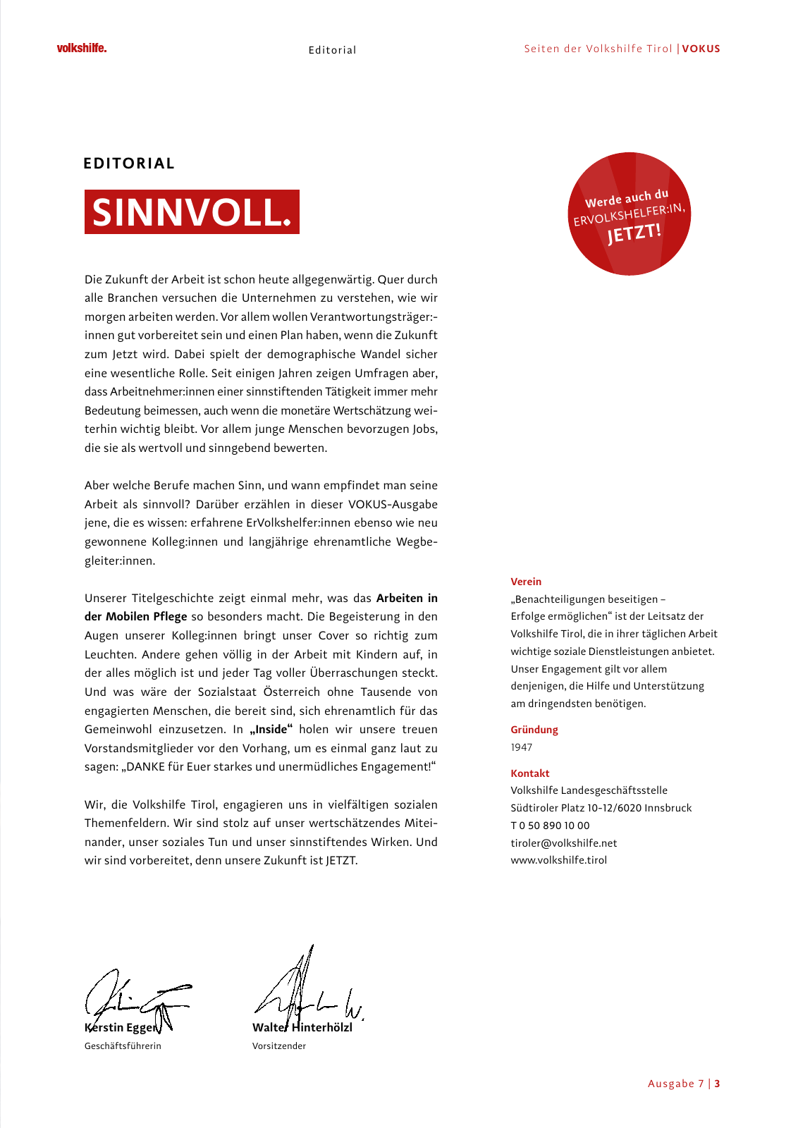 Vorschau Volkshilfe - VOKUS Juni 2023 | Ausgabe 7 Seite 3