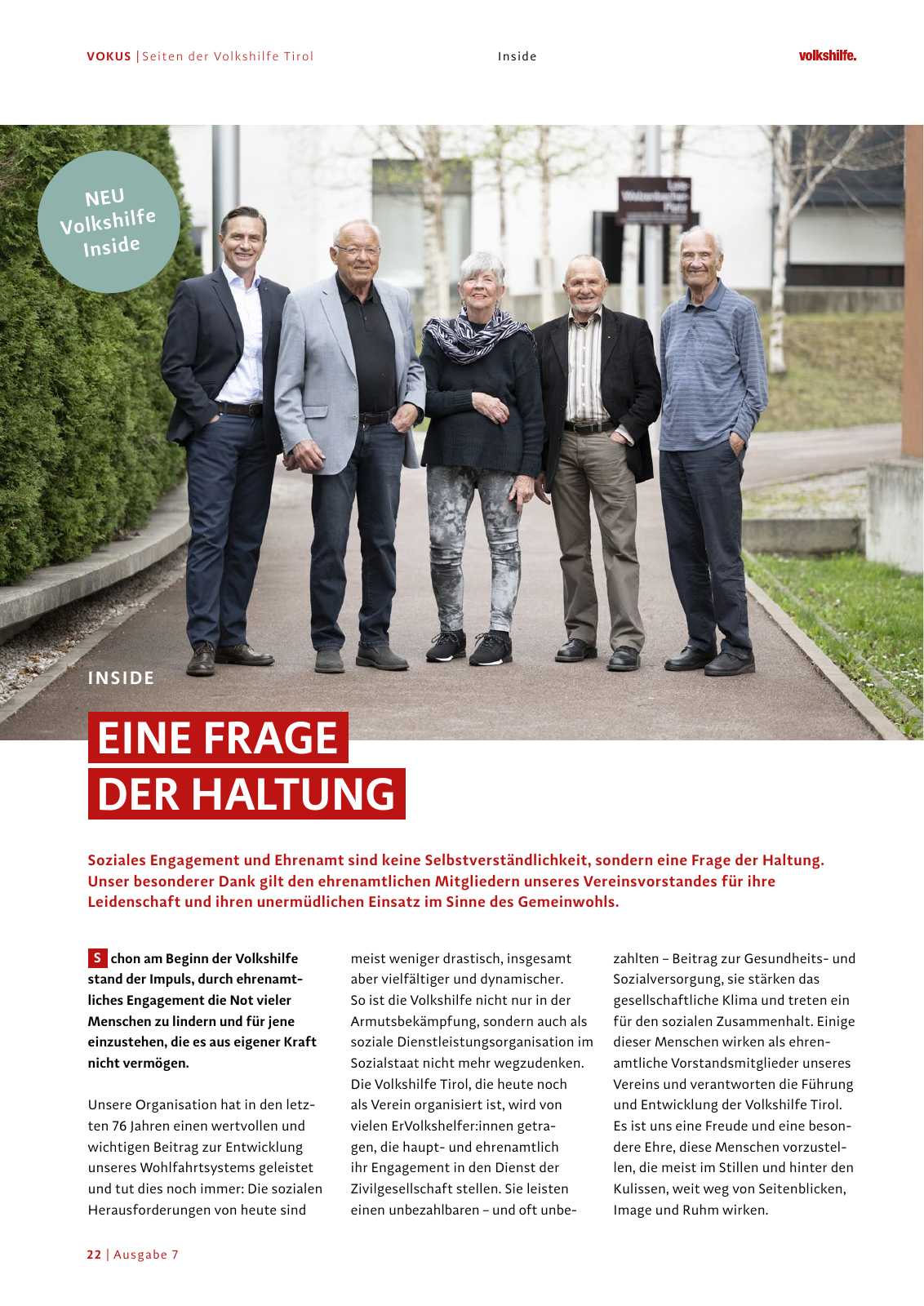 Vorschau Volkshilfe - VOKUS Juni 2023 | Ausgabe 7 Seite 22