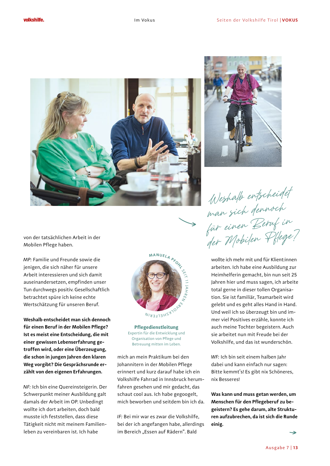 Vorschau Volkshilfe - VOKUS Juni 2023 | Ausgabe 7 Seite 13